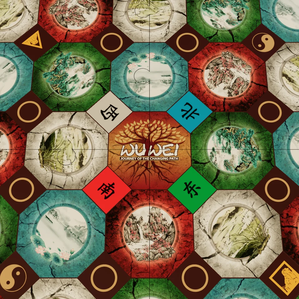 Bare Second Edition digital puzzle board showing interlocking connectors, with all removable pieces hidden